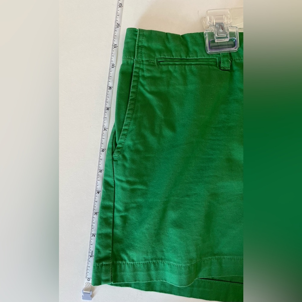 Ralph Lauren Sport Flat Front Green Chino shorts w/ blue logo preppy summer 12 - Picture 7 of 7